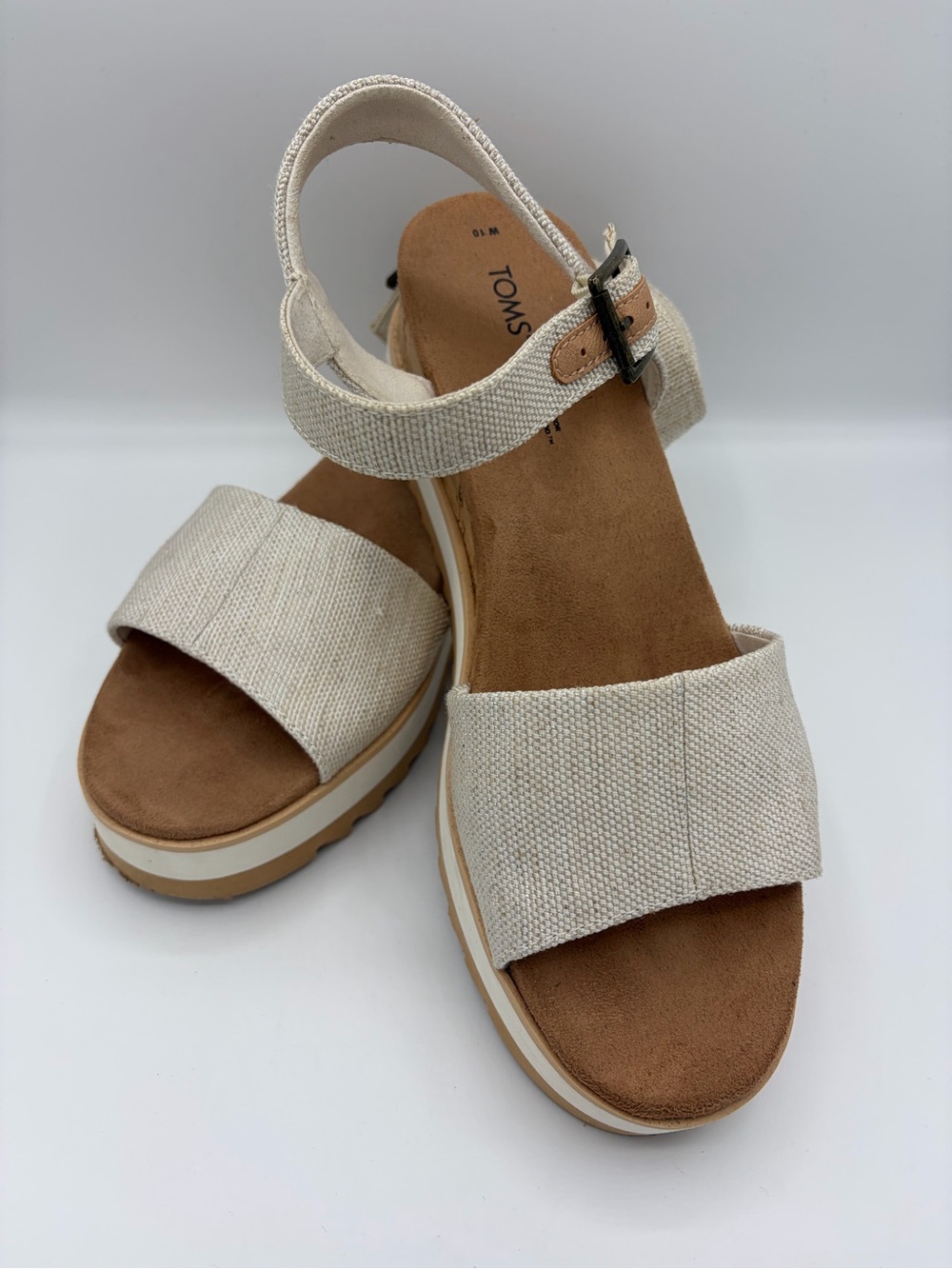 TOMS Diana Wedge Sandal in Natural